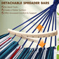 Cotton Hammock 8.9x4.9ft Holds Up to 660lbs Prevents Side