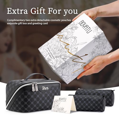 Travel Makeup Bag Cosmetic Bags for Women (3 Count)