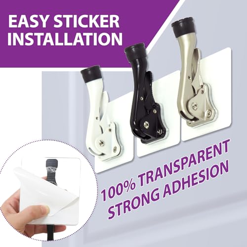 Door Stopper with Adhesive Bracket Stickers