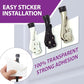 Door Stopper with Adhesive Bracket Stickers
