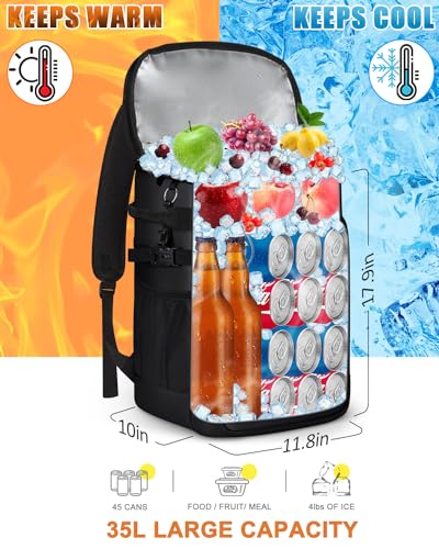 Cooler Backpack Insulated Leak Proof for Women Men Soft Cooler Bag