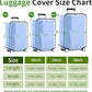 3PCS Suitcase Covers Clear Luggage Cover Protector (3 Count)