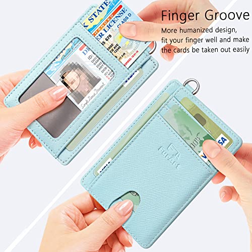 Slim Minimalist Wallet RFID Credit Card Holder for Men