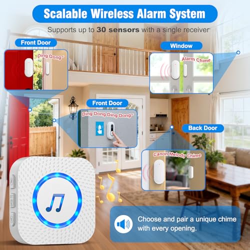 Wireless Door Bell Chimes with 1 Plug