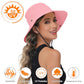 Sun Hats for Women Bucket Hat UV Protection Fishing Hat Wide Brim Safari Hats 2 in 1 Zip