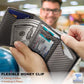 Men Slim Leather Wallet Metal Case Money Clip