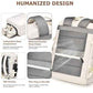 2 pcs PC Aluminum Frame Carry On Luggage Set (2 Count)