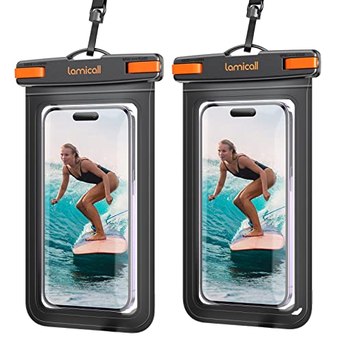 Large Size Waterproof Phone Pouch (2 Count)
