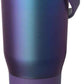 BrüMate Resa 35oz 100% Leakproof Travel Tumbler w/Handle & Straw | Flexible SoftSip Straw | Silicone Sleeve for Durability | Stainless Steel | Cup Holder & Travel Friendly Water Bottle (Dark Aura)
