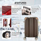 Hardside Expandable Zipper Luggage