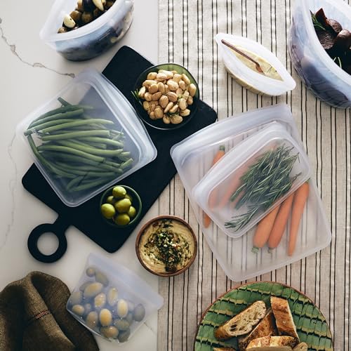 Silicone Reusable Food Storage Bags (6 Count)