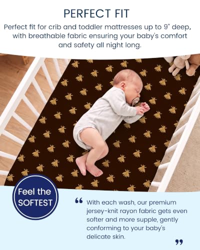 Premium Stretchy Crib Sheets (2 Count)