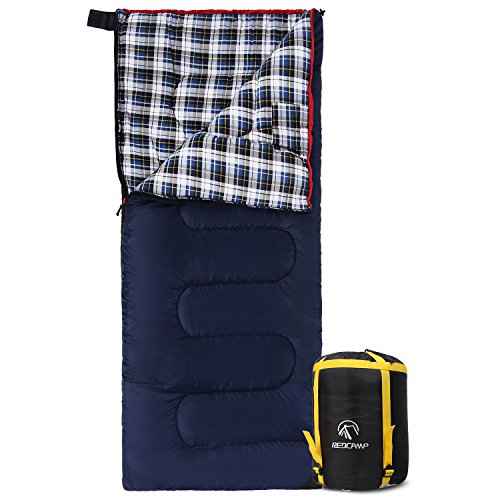 Cotton Flannel Sleeping Bag for Camping (2 Count)