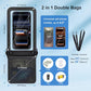 IPX8 Double Space Waterproof Phone Pouch up to 8.5" (2 Count)