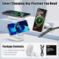 3-in-1 15W Magnetic Charger for iPhone, Apple Watch & AirPods, White
