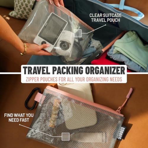 Air Production Multi‑Size Clear Zipper Pouch