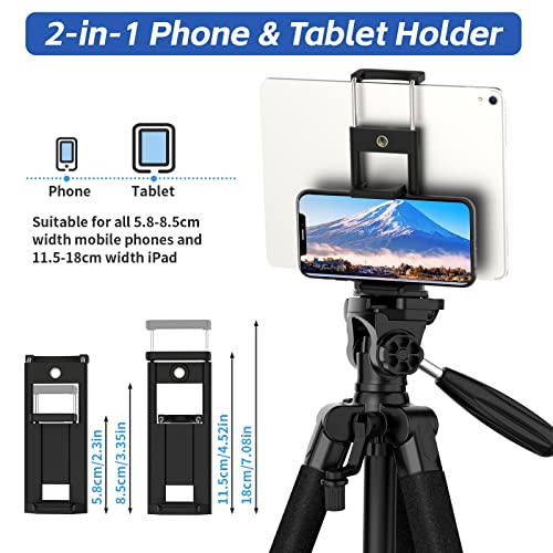 75in Aluminum Lightweight Travel Tripod for DSLR Camera Phone iPad