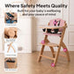 Beyond Junior Convertible Wooden High Chair with Removable Tray