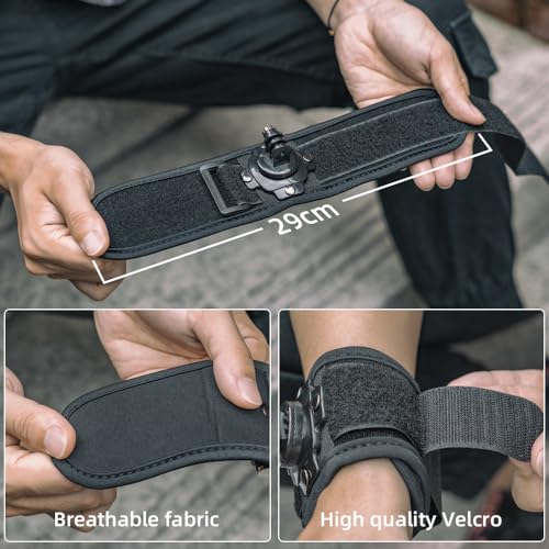 Wrist Strap Mount with Quick Release Adapter Compatible with GoPro Hero 13