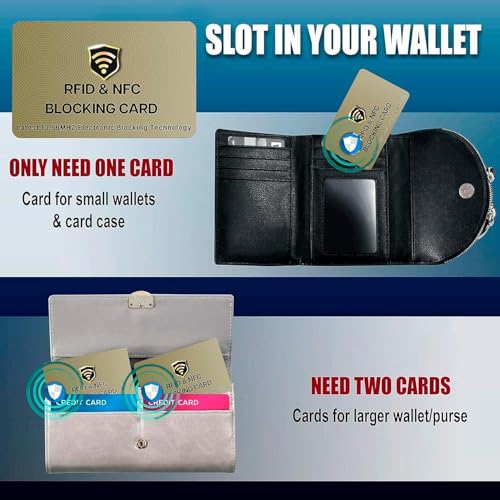 50 Pack RFID Blocking Card for Credit Debit ID Card (50 Count)