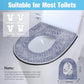 4 Pcs Toilet Seat Covers Pads for Bathroom (4 Count)