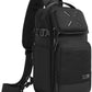 OZUKO Tactical Sling Bag, Black Small Crossbody Backpack for Men, Casual Shoulder Chest Bag for Travel, Work & Everyday Use