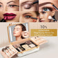 Lighted Makeup Case with Mirror + 10x Mini Mirror