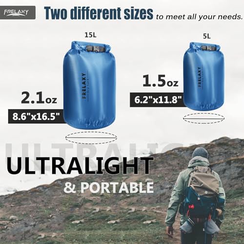 Waterproof Dry Bag 2 Pack (2 Count)