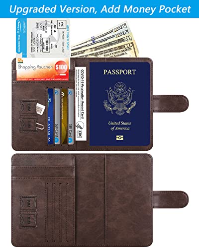 Passport Holder Cover Wallet RFID Blocking