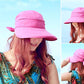 Sun Hats for Women with UV Protection Sun Hat Wide Brim Visor Summer Beach Outdoor Foldable Womens Cap Grey