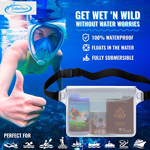 Waterproof Pouch with Waist Strap (2 Count)