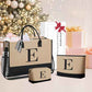 Initial Tote Bag