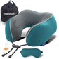 Neck Pillow for Travel with Travel Pouch