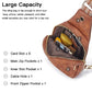Crossbody Bags for Women PU Leather Cross Body Sling Bag for Woman Travel Brown