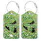 Luggage Tags Privacy Cover ID Label for Travel Bag Suitcase (2 Count)