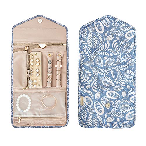 Travel Jewelry Organizer Roll Foldable Jewelry Case
