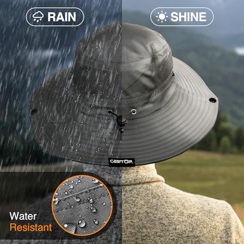 Safari Hat for Men Sun Hats for Women UV Protection UPF 50+ Fishing