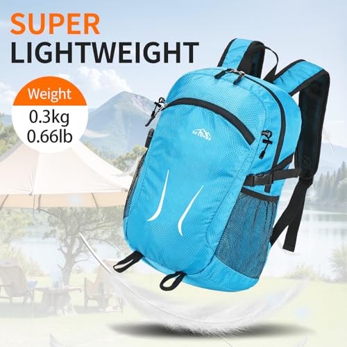 Small Hiking Backpack 35L Travel Lightweight Hiking Packable Daypack Water