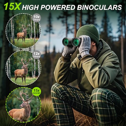 15x42 Binoculars for Adults High Powered