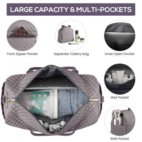 Large Weekender Bag for Women Travel