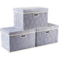 Large Storage Boxes with Lids [3 (3 Count)