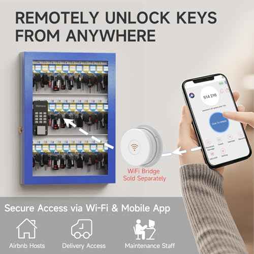 72 Key Smart Key Lock Box