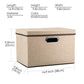 Collapsible Storage Containers with Lids [5 (5 Count)