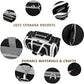 Travel Duffle Bags for Men 26" Black Weekender Over Night Carry On Bag
