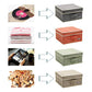 Fabric Storage Bins with Lids Small 4 Pack (4 Count)