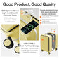 Checked Luggage with Cup Phone Holder and Charger Hard Shell Suitcases with Spinner Wheels