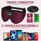 3D Sleep Headphones Bluetooth 5.4 Breathable Sleep Eye Mask