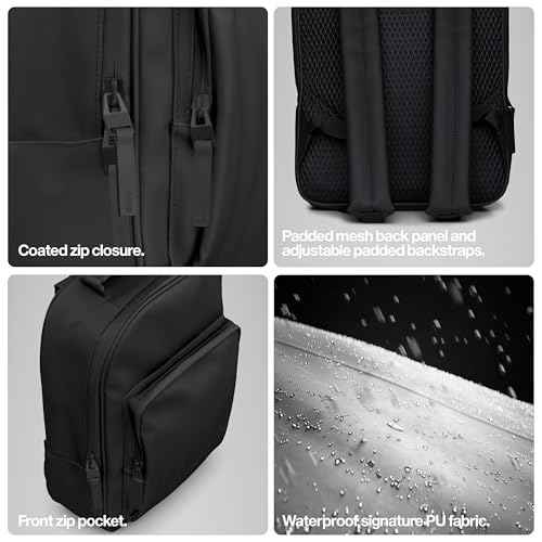 Book Daypack Navy Waterproof Laptop Backpack for Men and Women