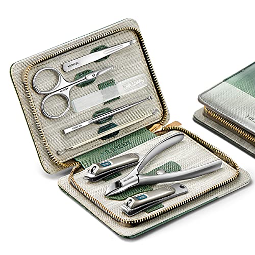 Manicure Sets Pedicure Kits Stainless Steel Nail Clipper Personal Care Tools with PU Leather Case
