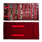 Travel Jewelry Roll Bag Portable Organizer Pouch With Grids&PVC Cover Storage Bags for Necklace